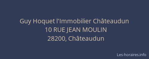 Guy Hoquet l'Immobilier Ch&acirc;teaudun