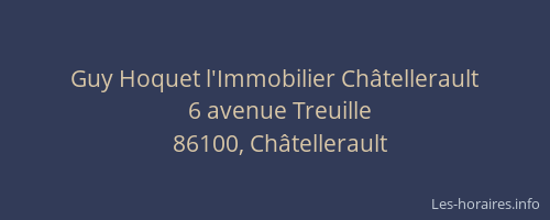 Guy Hoquet l'Immobilier Châtellerault