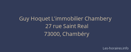 Guy Hoquet L'immobilier Chambery