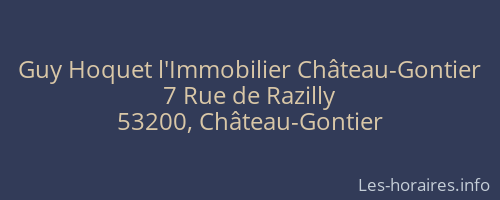 Guy Hoquet l'Immobilier Château-Gontier
