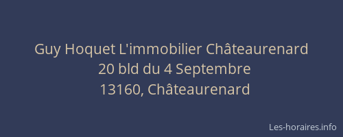 Guy Hoquet L'immobilier Châteaurenard
