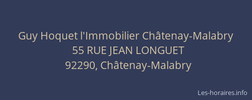 Guy Hoquet l'Immobilier Châtenay-Malabry