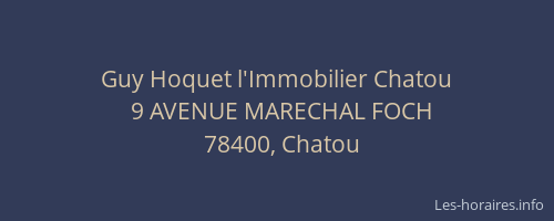 Guy Hoquet l'Immobilier Chatou