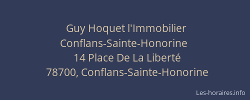 Guy Hoquet l'Immobilier Conflans-Sainte-Honorine