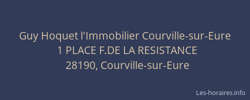 Guy Hoquet l'Immobilier Courville-sur-Eure
