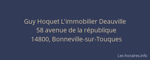 Guy Hoquet L'immobilier Deauville