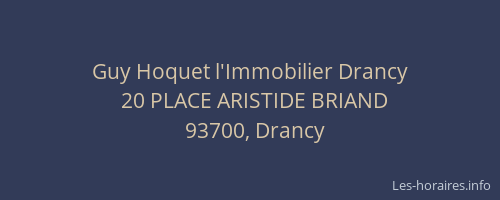 Guy Hoquet l'Immobilier Drancy
