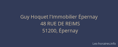 Guy Hoquet l'Immobilier Épernay