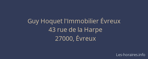 Guy Hoquet l'Immobilier Évreux