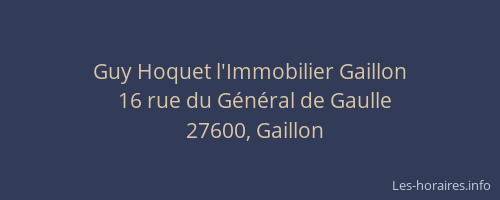 Guy Hoquet l'Immobilier Gaillon