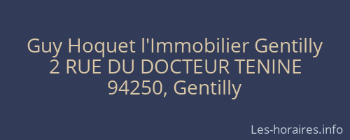 Guy Hoquet l'Immobilier Gentilly