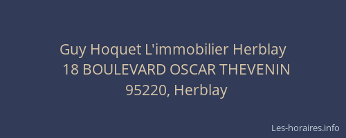 Guy Hoquet L'immobilier Herblay