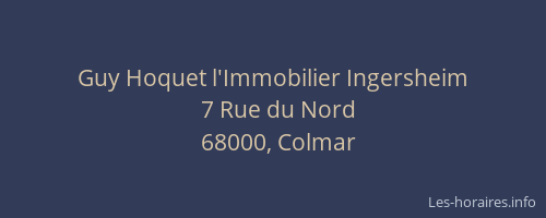 Guy Hoquet l'Immobilier Ingersheim