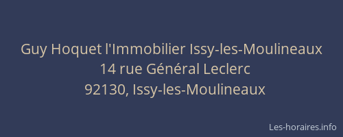 Guy Hoquet l'Immobilier Issy-les-Moulineaux