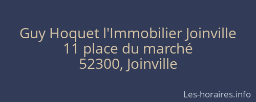Guy Hoquet l'Immobilier Joinville