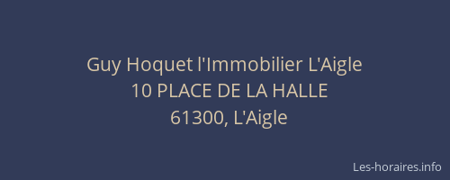 Guy Hoquet l'Immobilier L'Aigle