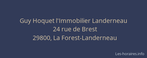 Guy Hoquet l'Immobilier Landerneau
