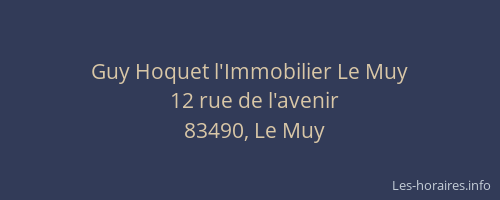 Guy Hoquet l'Immobilier Le Muy