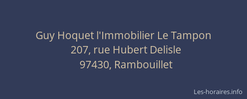 Guy Hoquet l'Immobilier Le Tampon