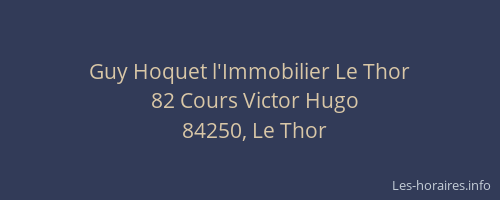 Guy Hoquet l'Immobilier Le Thor