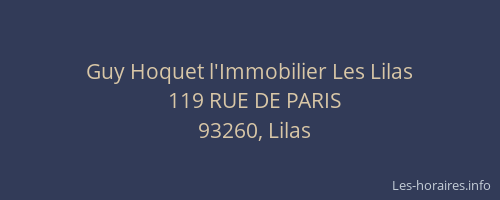 Guy Hoquet l'Immobilier Les Lilas