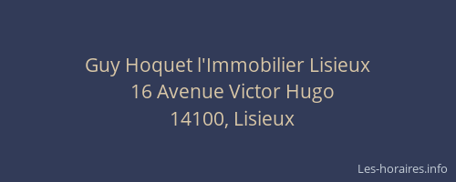 Guy Hoquet l'Immobilier Lisieux