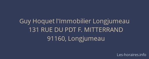 Guy Hoquet l'Immobilier Longjumeau