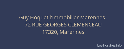 Guy Hoquet l'Immobilier Marennes