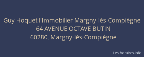 Guy Hoquet l'Immobilier Margny-lès-Compiègne