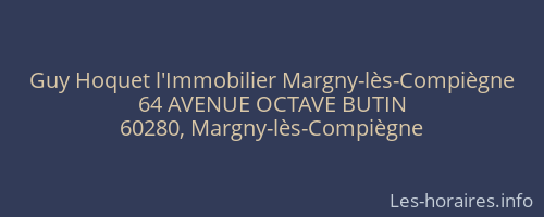 Guy Hoquet l'Immobilier Margny-lès-Compiègne