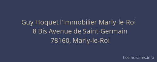 Guy Hoquet l'Immobilier Marly-le-Roi
