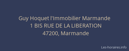 Guy Hoquet l'Immobilier Marmande