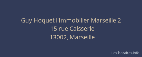 Guy Hoquet l'Immobilier Marseille 2