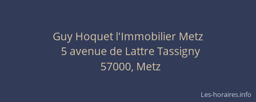 Guy Hoquet l'Immobilier Metz