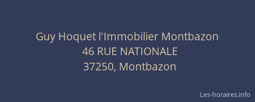 Guy Hoquet l'Immobilier Montbazon
