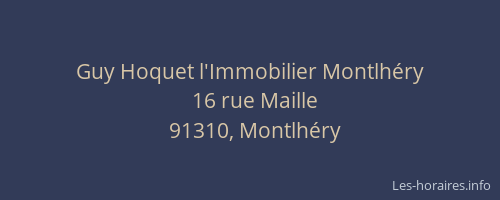 Guy Hoquet l'Immobilier Montlhéry