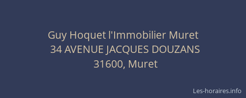 Guy Hoquet l'Immobilier Muret