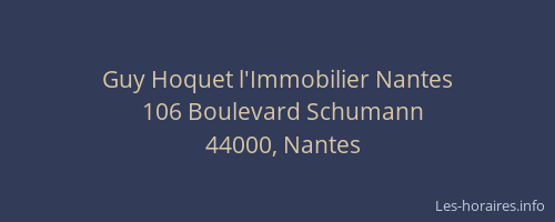 Guy Hoquet l'Immobilier Nantes