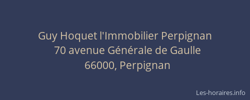 Guy Hoquet l'Immobilier Perpignan