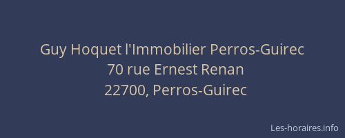 Guy Hoquet l'Immobilier Perros-Guirec