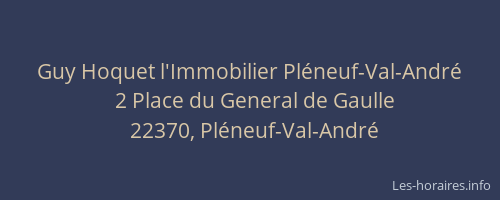 Guy Hoquet l'Immobilier Pl&eacute;neuf-Val-Andr&eacute;