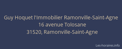 Guy Hoquet l'Immobilier Ramonville-Saint-Agne