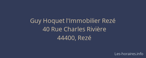 Guy Hoquet l'Immobilier Rezé