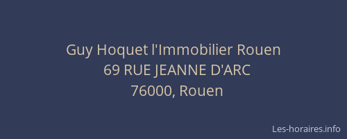 Guy Hoquet l'Immobilier Rouen