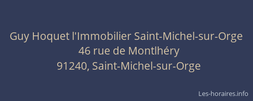 Guy Hoquet l'Immobilier Saint-Michel-sur-Orge