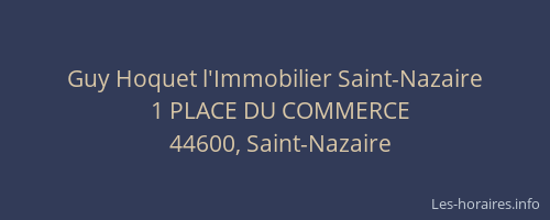 Guy Hoquet l'Immobilier Saint-Nazaire