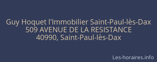 Guy Hoquet l'Immobilier Saint-Paul-lès-Dax
