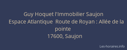 Guy Hoquet l'Immobilier Saujon