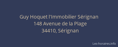Guy Hoquet l'Immobilier Sérignan