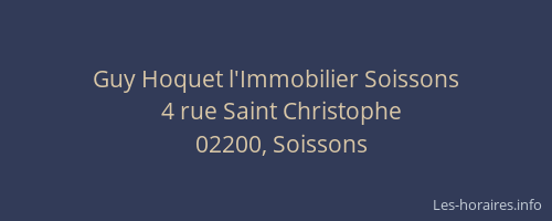 Guy Hoquet l'Immobilier Soissons